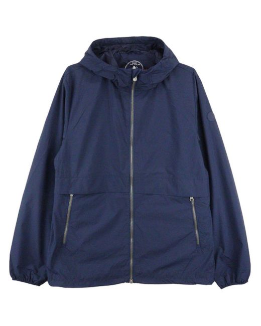 Save The Duck Blue Lightweight Hooded Jacket for men