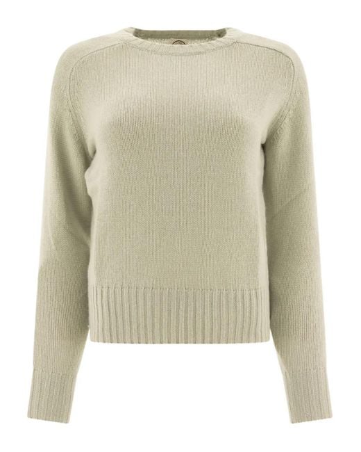 Ines De La Fressange Paris Natural Ribbed-Hem Raglan-Sleeve Sweater