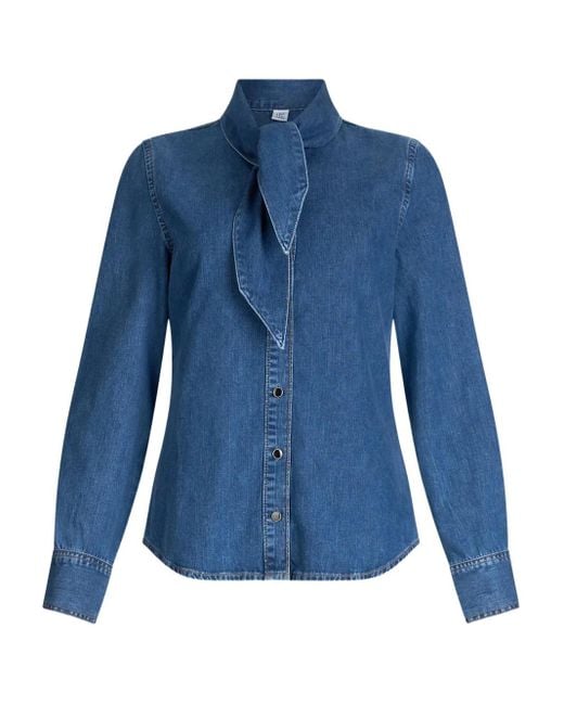 Liu Jo Blue Denim Shirt