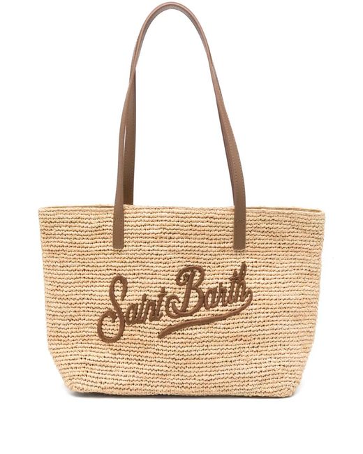 Mc2 Saint Barth Natural Raffia Shoulder Bag
