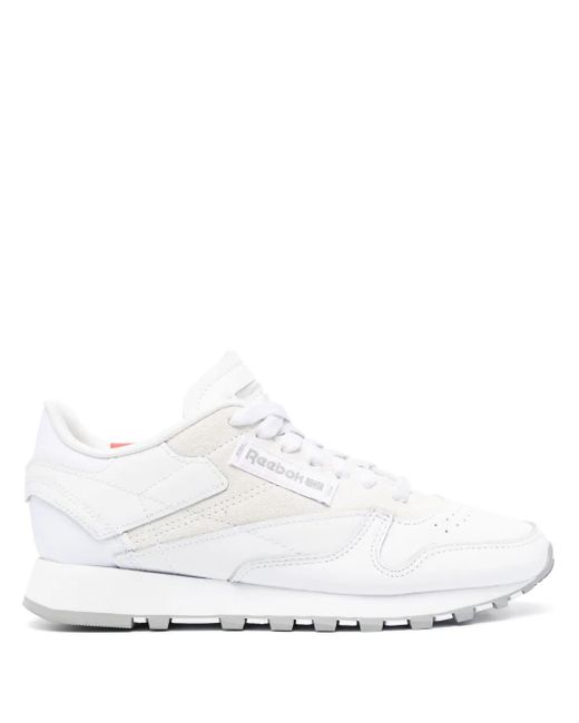 Reebok White Classic Low-Top Sneakers