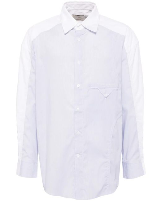 Camicia Con Inserti di Feng Chen Wang in White da Uomo