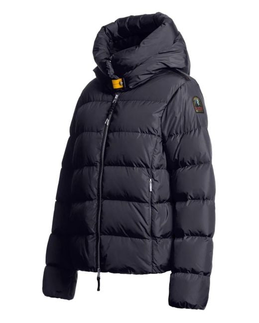 Parajumpers Blue Hooded Puffer Jacket