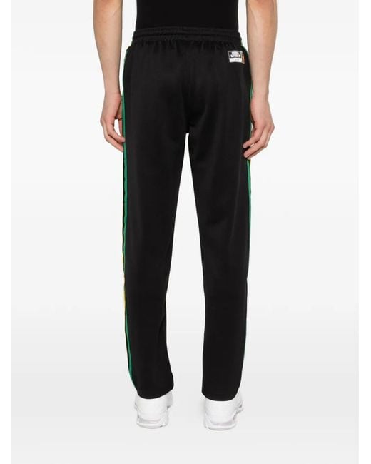 Adidas Black X Jamaica X Bob Marley Originals Stripe Logo Track Pants for men