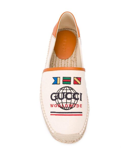 Espadrillas WorldwideGucci in Tela da Uomo | Lyst