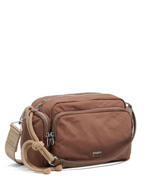 Bimba Y Lola Brown Medium Pocket Bag
