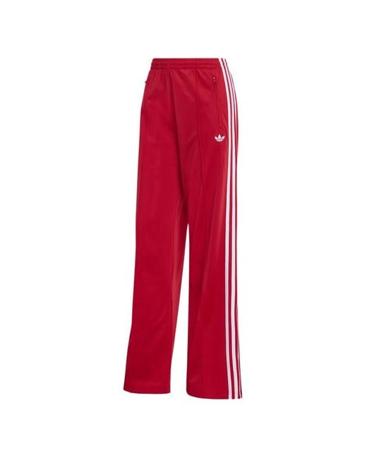Adidas Red Pantalon De Jogging Firebird À Rayures