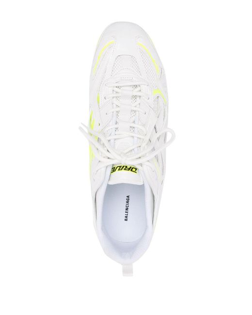 Balenciaga Drive Sneakers Met Veters in het Wit voor heren - Lyst