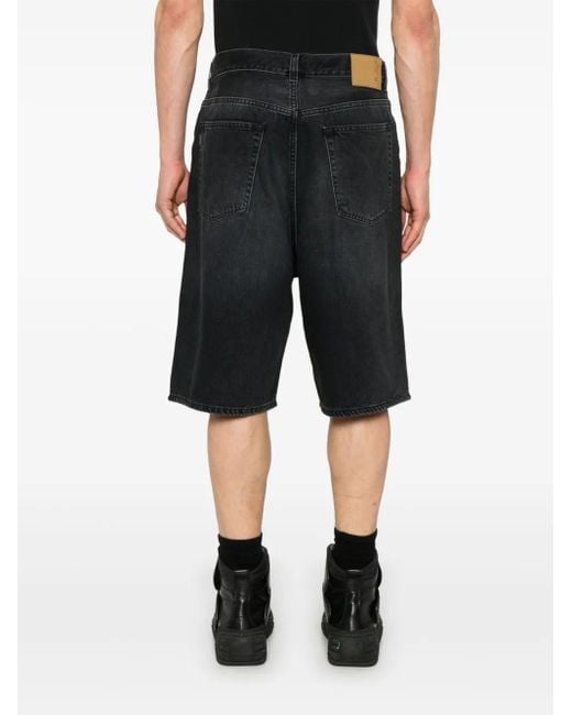 Haikure Black Jo Denim Shorts for men