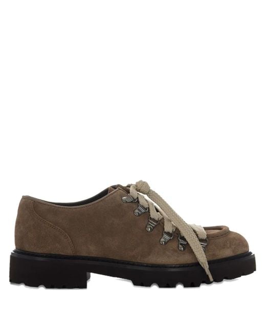 Stivali Stringati di Doucal's in Brown da Uomo