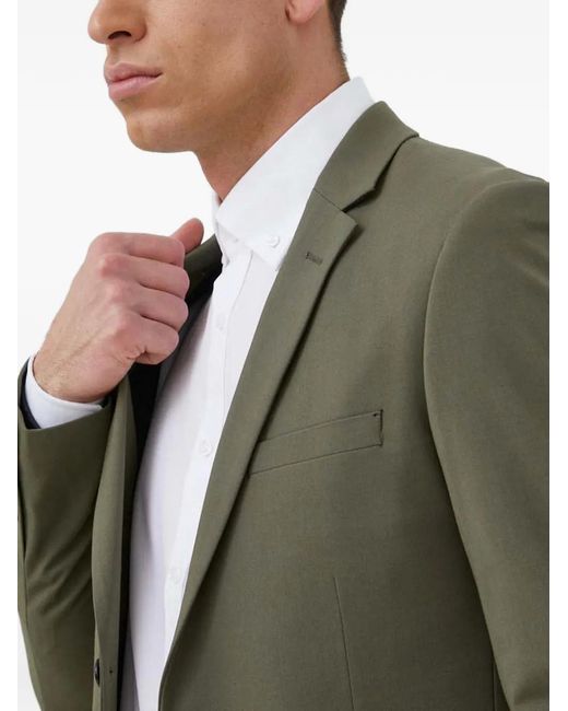 Traje Slim Con Botones Lindbergh de hombre de color Gray