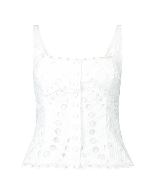 Charo Ruiz White Nereus Top