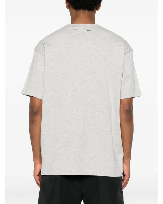 Comme des Garçons White T-Shirt À Imprimé Graphique for men