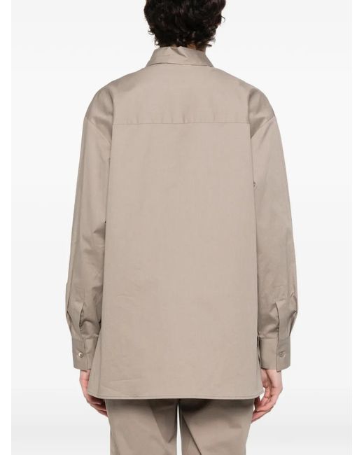 Peserico Natural Patch-Pocket Shirt