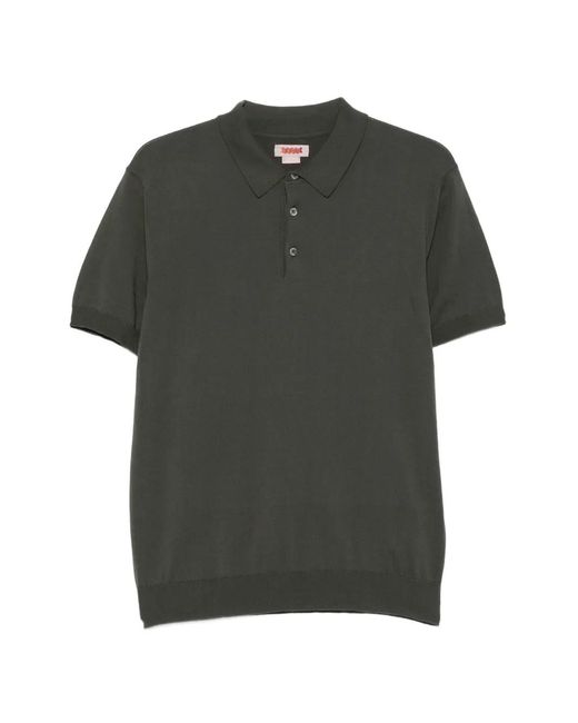 Baracuta Green Ss Polo Knit for men