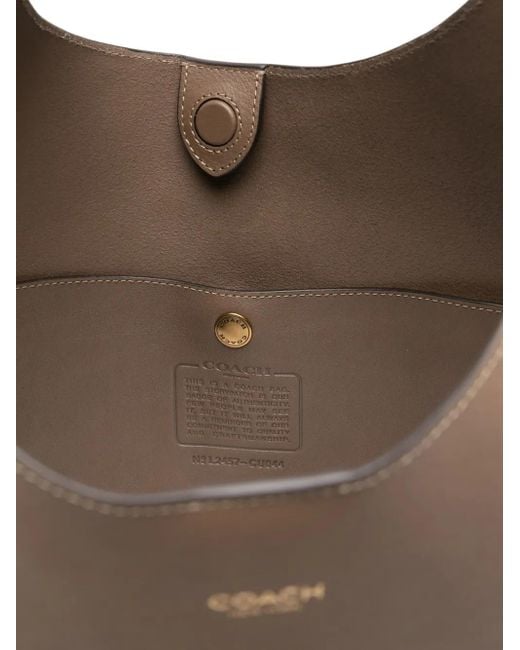 Borsa A Spalla 39 Brooklyn di COACH in Brown