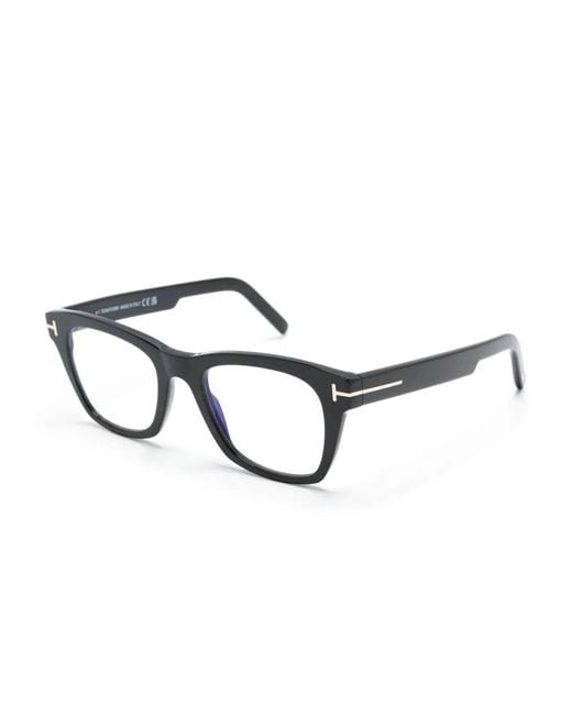 Tom Ford Black Square-Frame Optical Glasses