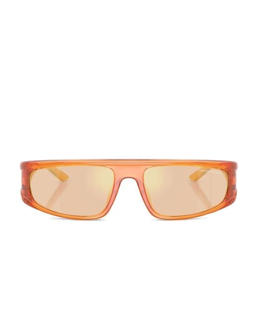 ARMANI EXCHANGE Pink Shield-Frame Sunglasses