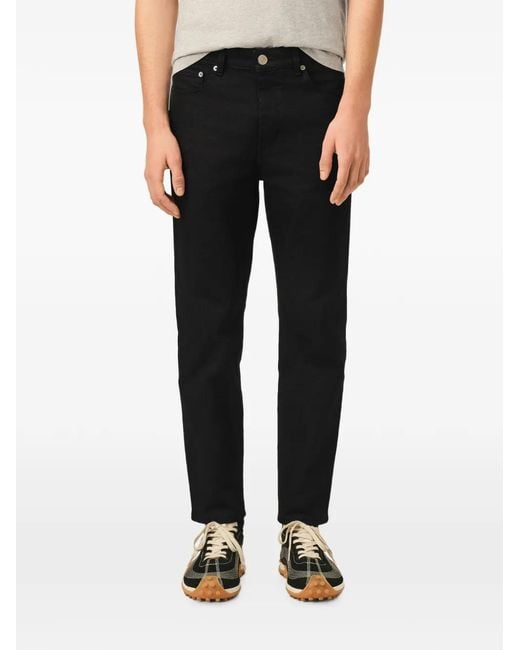 Vaqueros De Algodón Tapered AMI de hombre de color Black