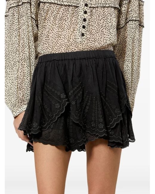 Isabel Marant Black Layale Shorts