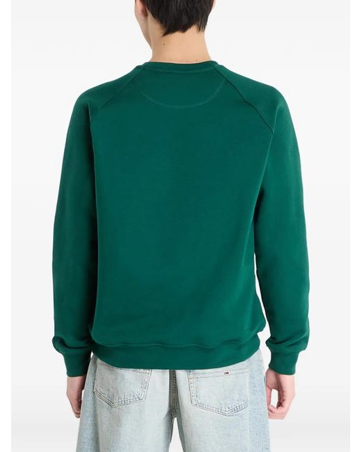 Adidas Green Trefoil Essentials Sweater for men