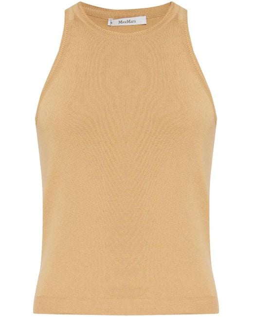Max Mara ニットトップ Natural