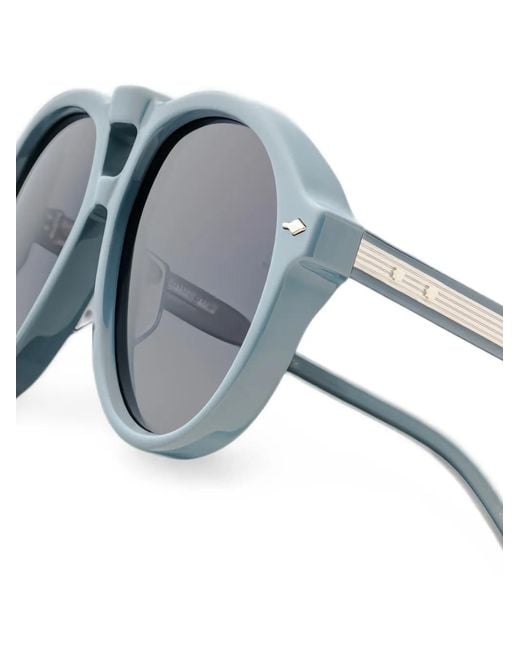 Jacques Marie Mage Blue Valkyrie Pilot-Frame Sunglasses