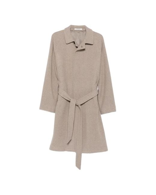 Tagliatore Natural Manteau À Taille Ceinturée for men