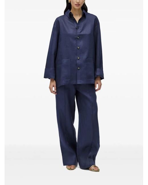 Sleeper Blue Drawstring Trousers