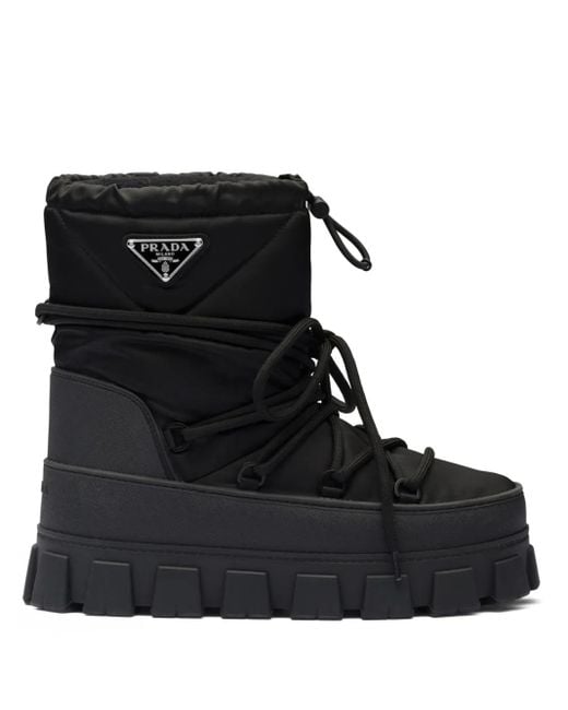 Prada Re-nylon ブーツ Black