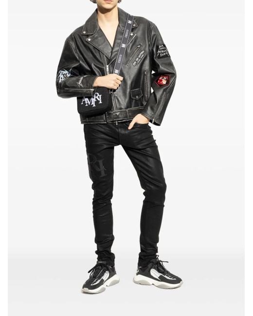 Amiri Black Bone Runner for men