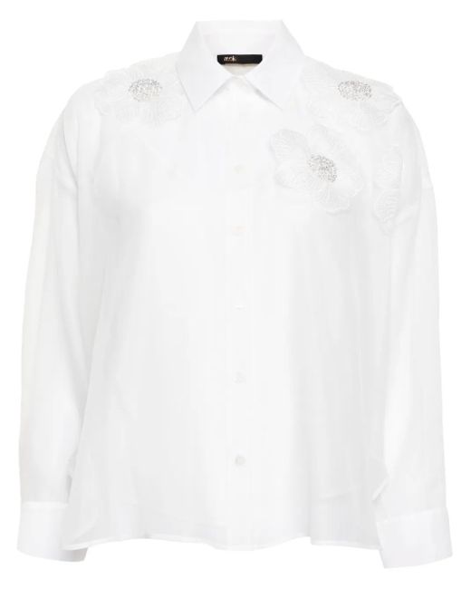 maje-organza-shirt-in-white-lyst