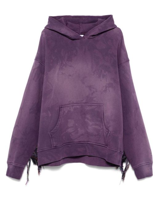 Alchemist Purple Fringed Hoodie for men