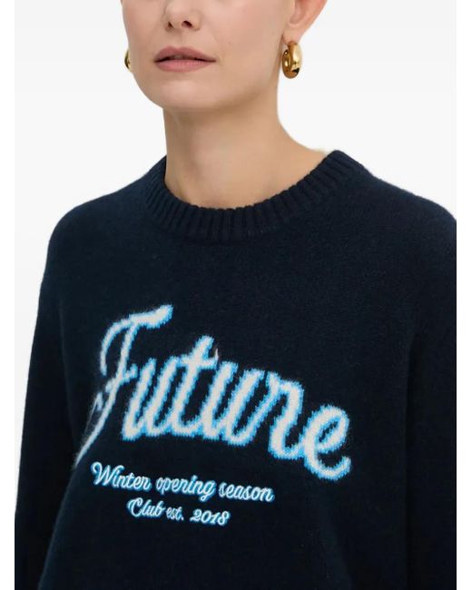 From Future Blue Embroidery-Logo Sweater