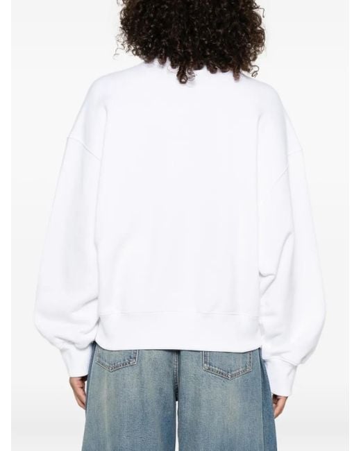 Alexander McQueen グラフィック スウェットシャツ White