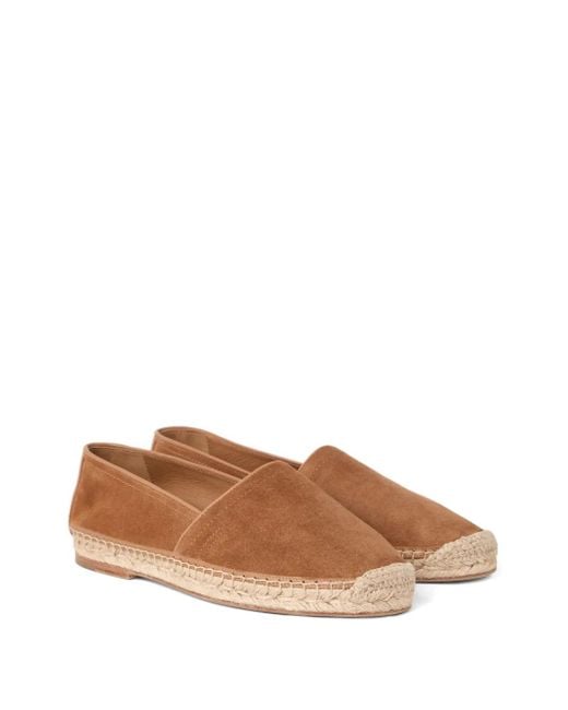 Brunello Cucinelli Brown Suede Espadrilles for men