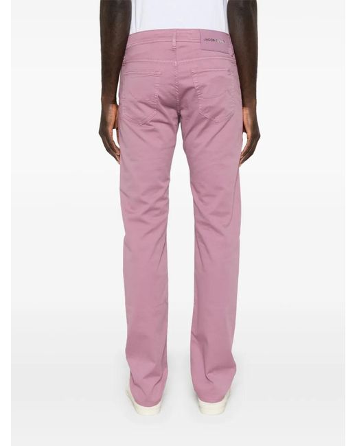 Jacob Cohen Red Bard Trousers for men