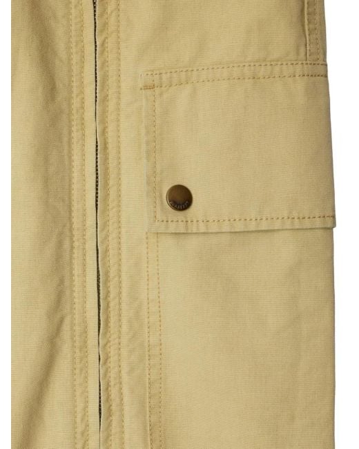 Burberry Yellow Zip Straight-Leg Trousers