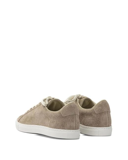 Common Projects White Achilles Suede Sneakers