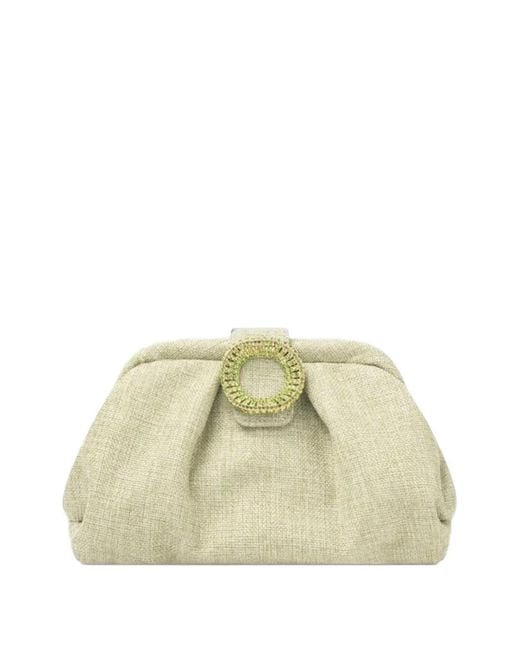 Twentyfourhaitch Natural Bakios Clutch Bag