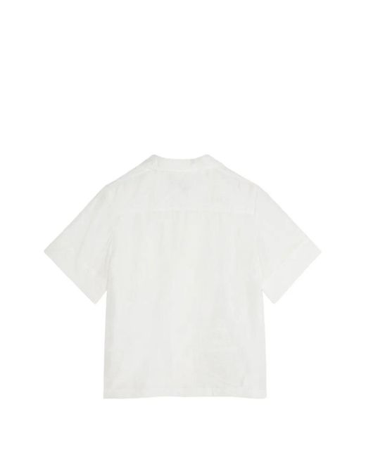Maison Kitsuné White Parisian Map Shirt