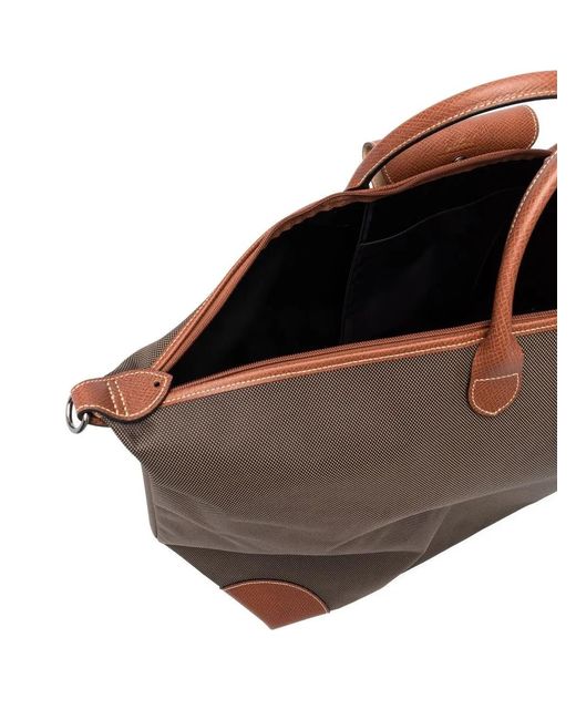 Longchamp Brown Xl Boxford Travel Bag