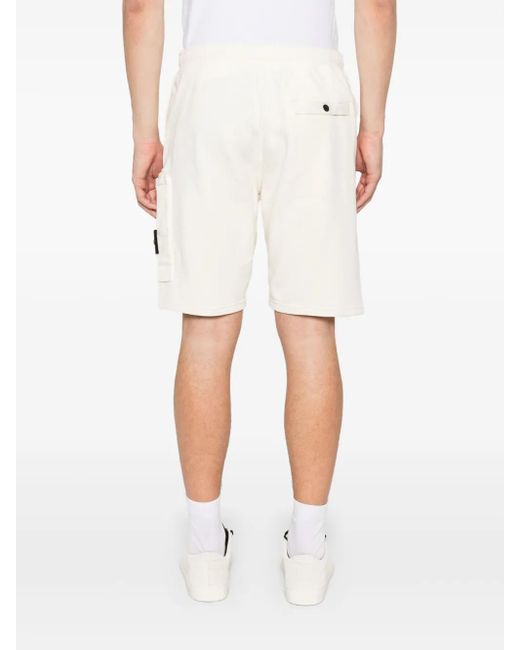 メンズ Stone Island トラックパンツ White