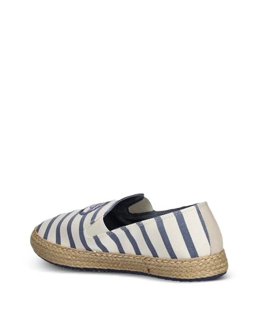Gant White Espadrilles À Rayures