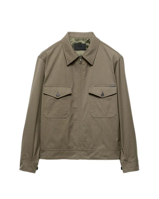 Prada Green Technical Fabric Jacket for men