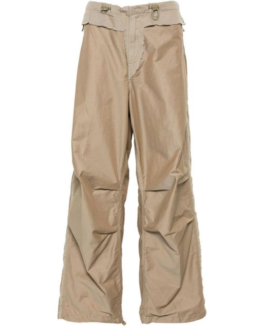 Pantalones P-Mckell con logo bordado DIESEL de hombre de color Natural
