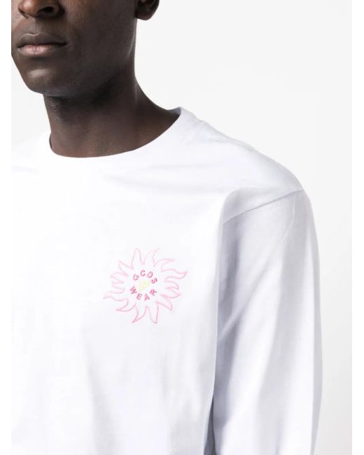 Camiseta Surfing Wirdo con estampado gráfico Gcds de hombre de color White