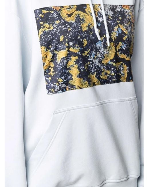 McQ Alexander McQueen Gray Logo-Patch Sleeve Hoodie