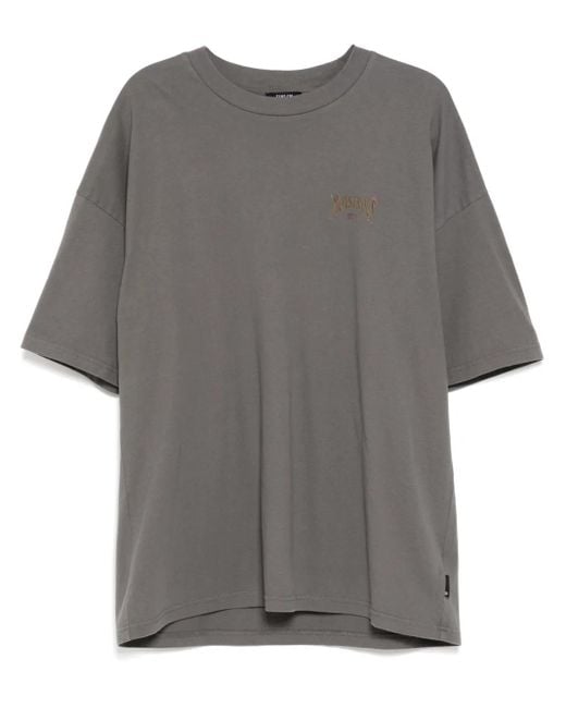 メンズ FIVE CM ロゴ Tシャツ Gray