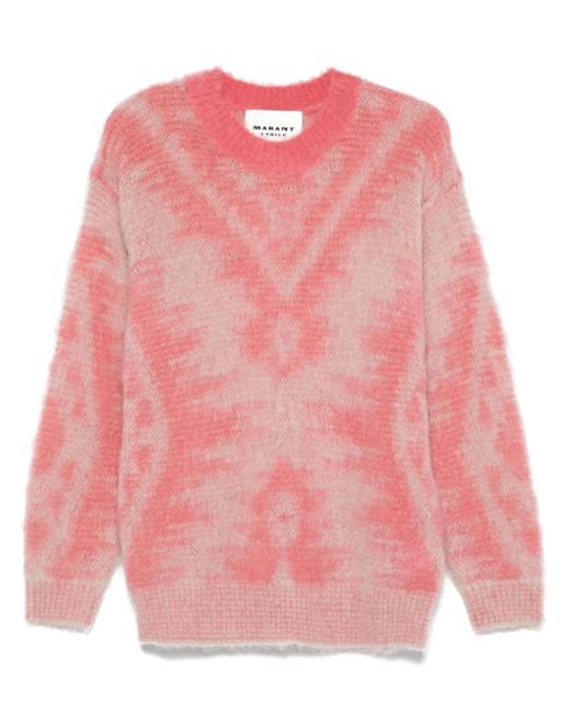 Isabel Marant Fabia Trui in het Pink
